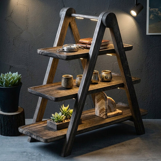 3-Tier Wooden Serving Stand