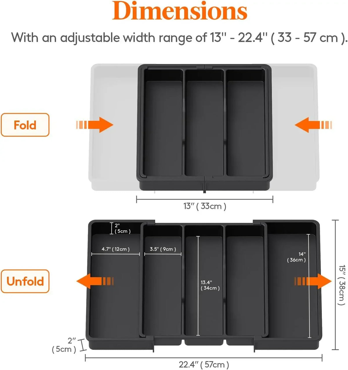 Expandable Cutlery Drawer Organizer