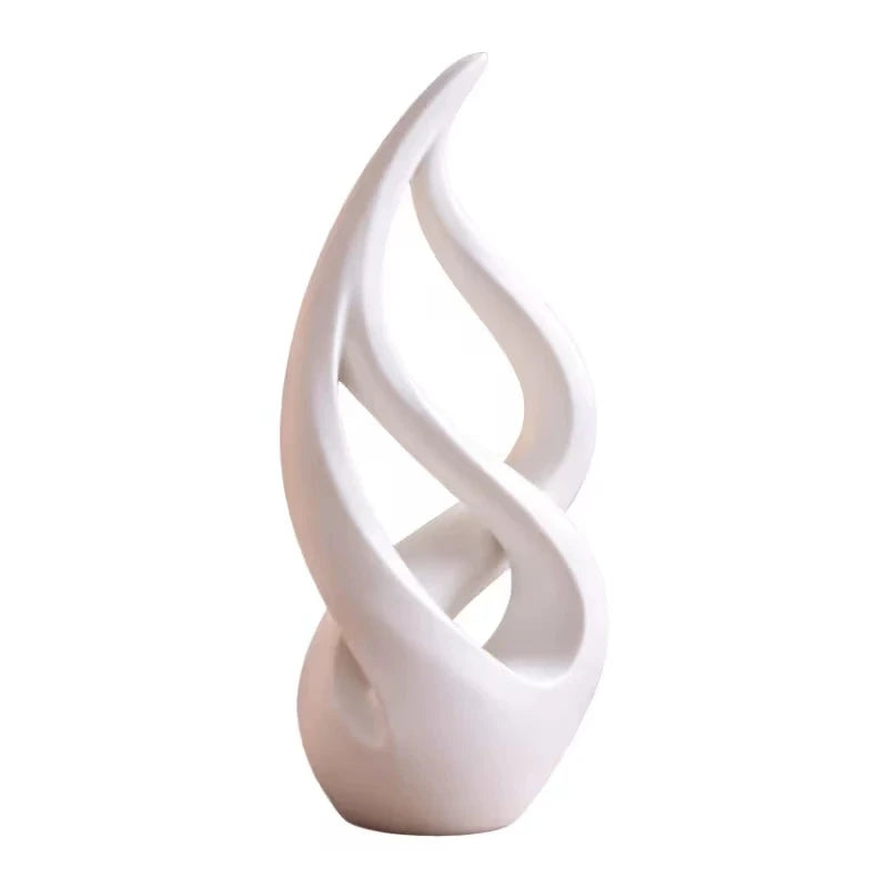 Abstract Flowing Curve Sculpture