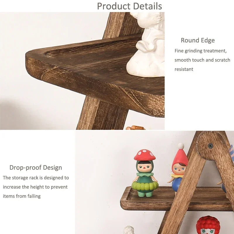 3-Tier Wooden Serving Stand