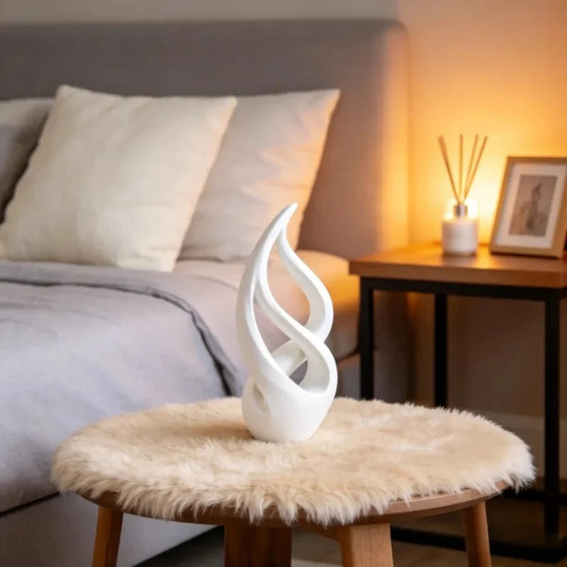 Abstract Flowing Curve Sculpture
